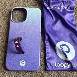 Loopy Phone Case with Purple Gradient